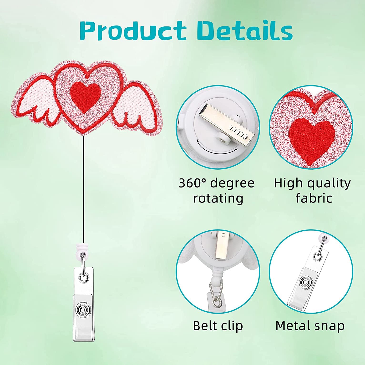 Wholesale ABS Festival Series Sparkling Pink Turkey Love Egg Maple Leaf Emblem Scroll Retractable Keychain